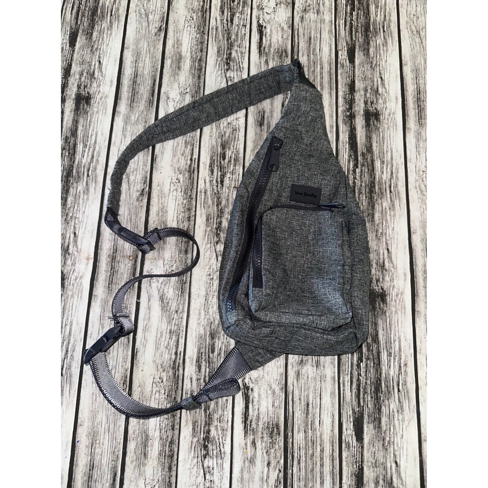 Vera Bradley Essential Compact 13" Reactive‎ Sling Backpack Medium Gray